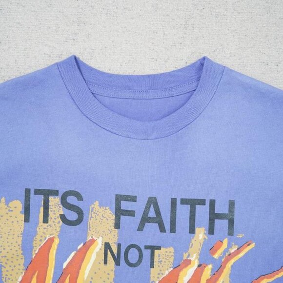 RIVINGTON ROI REBIS Gym123 Faith Trend Short Sleeve T Shirt - Picture 2 of 5